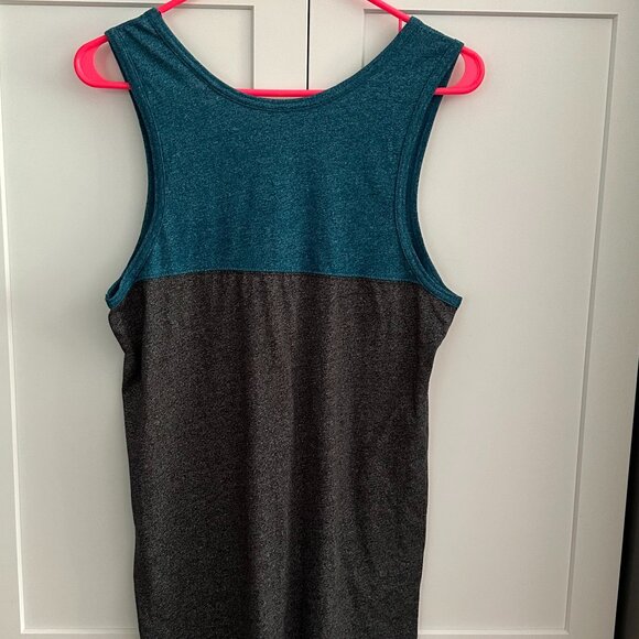 Zine Athletic Womens Tank Top, Size: Small, Grey/Turquoise, Like New - Picture 5 of 6